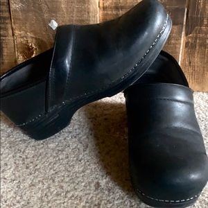 Dansko black clogs size 39